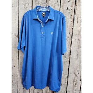 FootJoy 2XL Chenequa CC Golf Polo Shirt Performance Short Sleeve‎ Club EUC